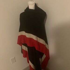 Lane Bryant Black and Red Shaw